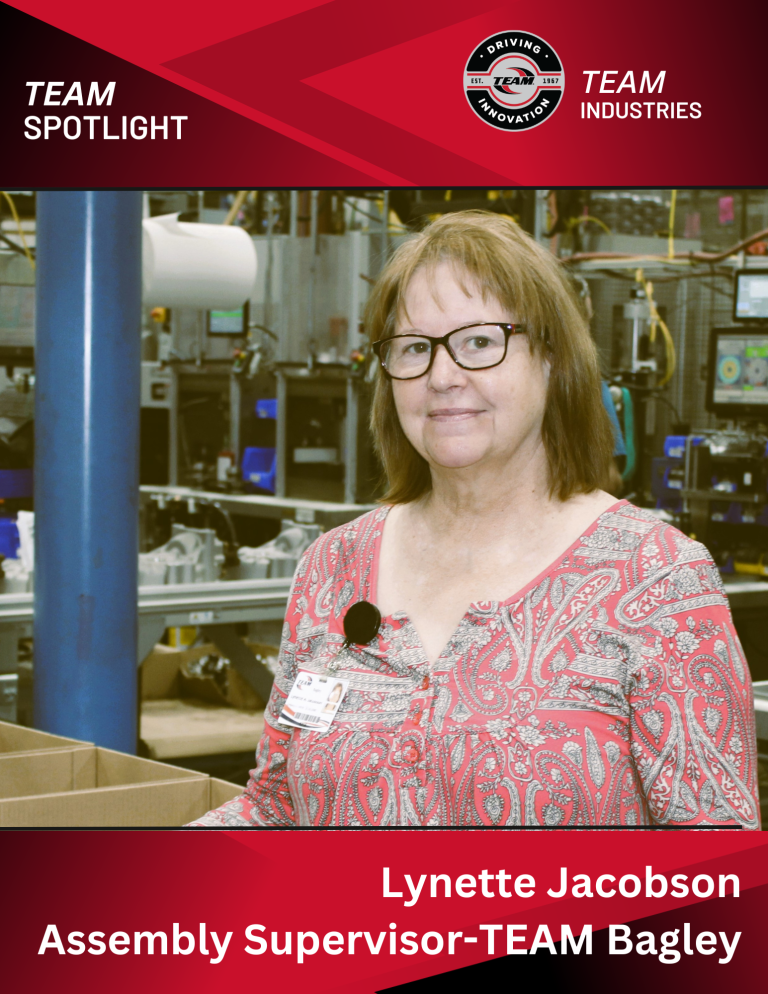 TEAM Spotlight Jacobson, TEAM Bagley TEAM Industries